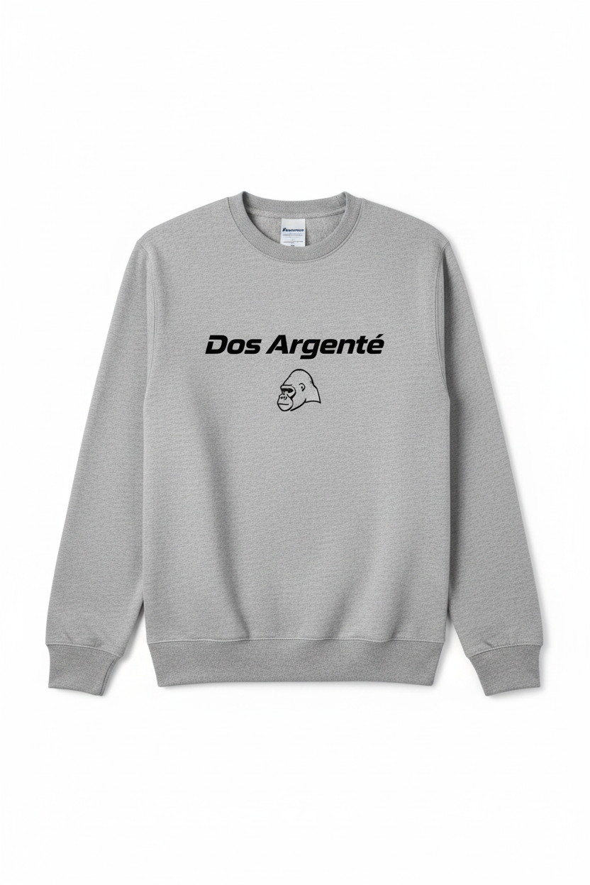 Pull gris Dos Argenté