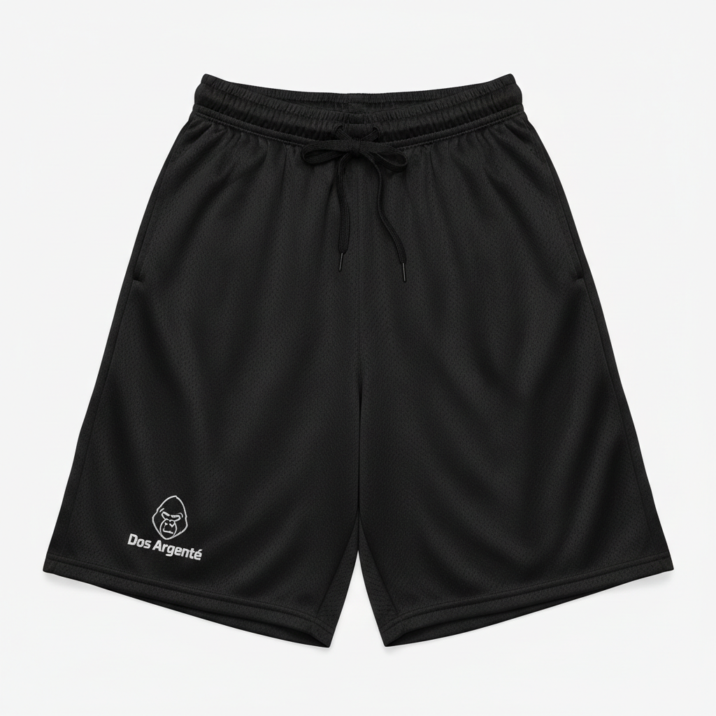 Culotte de Basketball Dos Argenté