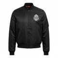 Bomber noir avec logo gorille dos argenté