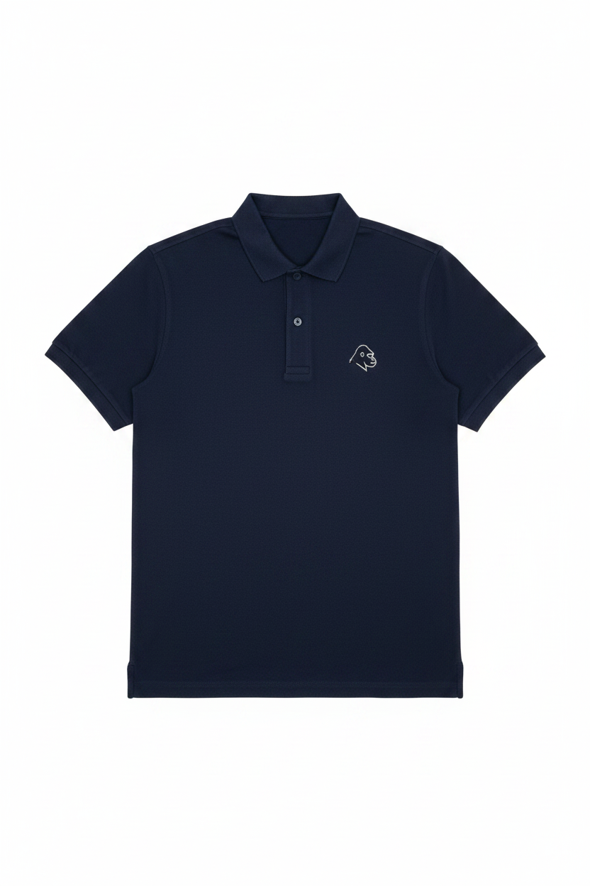 Polo navy Dos Argenté gorille miniature