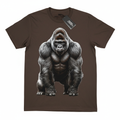 T-shirt gorille - marron