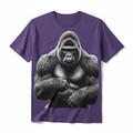 T-shirt gorille - violet