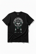 T-shirt noir Dos Argenté